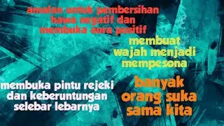 amalan buat membersihkan hawa negatif dan membuka aura positif