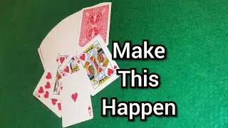 Royal flush card trick explained.