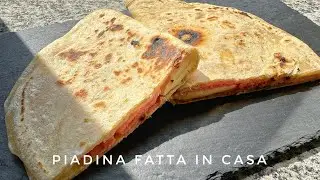 Come si fa la PIADINA in casa? Ecco l’impasto perfetto per averla elastica e arrotolabile