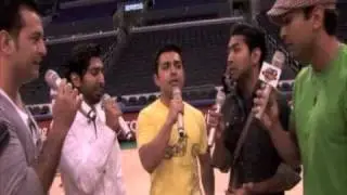 GB5 performs the National Anthem at the Staples Center