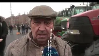 Boerenprotest tegen uitbreiding natuurgebied Handzame- en IJzervallei in Brugge