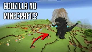 GODZILLA NO MINECRAFT PE!! - ADDONS