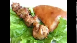 Шашлык из окорочков в майонезе