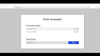 Node.js and MongoDB  Task Management