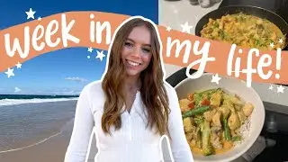 WEEK IN MY LIFE! | Holidays, cooking, beach + pack with me!