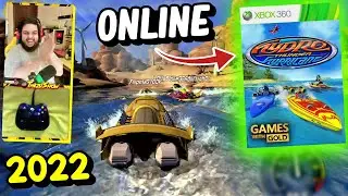 Jogando HYDRO THUNDER Online no XBOX 360 em 2022! (GamePlay Multiplayer Teste)