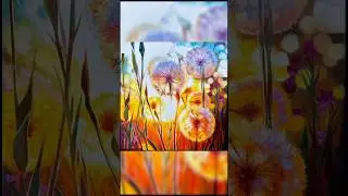 Пишем солнечную картину ☀️