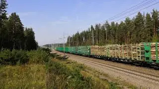 Электровоз ВЛ10-1818 с грузовым