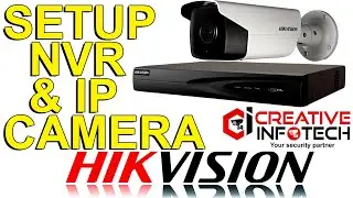 Hikvision NVR setup and IP camera | HOW TO Configure Hikvision IP Camera with Hikvision NVR | Setup