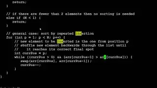 Simple sorting algorithms, part 2
