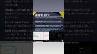 Javascript, Execution Context #javascript