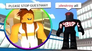 USING ADMIN COMMANDS AS GUEST 666!! (Roblox)