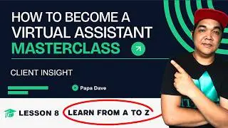 Start Your Online Jobs Career From A to Z Masterclass For Beginners No Experience Students Lesson 8
