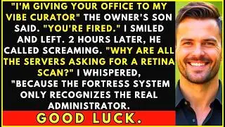 Fired for a Vibe Curator, I Locked the Servers with My Retina Scan.