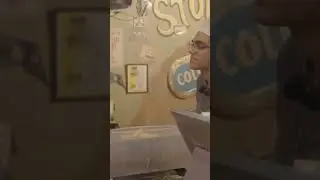 N3on gets violated by restaurant worker #shorts