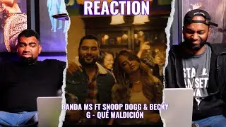 Banda MS ft Snoop Dogg & Becky G - Qué maldición remix | Reaccion