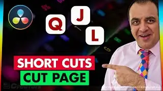 Keyboard Shortcut for Beginners Davinci Resolve | Cut Page Short Cuts