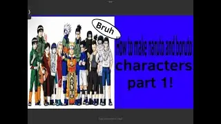 How to make naruto/boruto characters In Roblox!