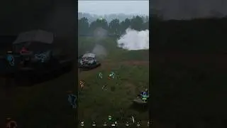 DECISIVE BATTLE! T90 fights two ABRAMS! | Squad Gameplay #shorts #squad #gaming