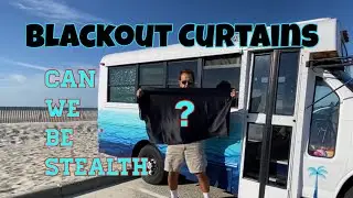 Blackout Curtains #vanlife #rv #skoolie