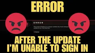 Destiny 2 servers are not available - I'm unable to sign in to Destiny 2 - Destiny 2 error