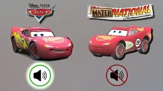 Lightning McQueen Voice Clips Comparison (Cars The Videogame VS Mater-National)
