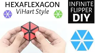 How to Make a Paper HEXAFLEXAGON | DIY Vihart Origami Easy