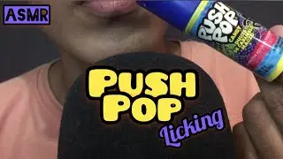 ASMR LOLLIPOP PUSH POP🍇 LICKING 👅(EN ESPAÑOL)