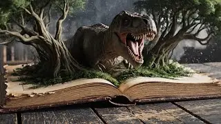 Dinosaurs Awaken from the Pages – Epic ASMR Book Animation