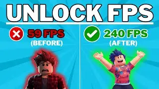 How to Unlock FPS in Roblox - ROBLOX FPS UNLOCKER!!!