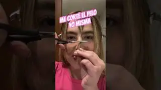 Me corté el pelo yo misma... y así quedé 