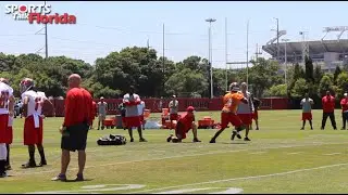 Jameis Winston at Tampa Bay Buccaneers Rookie Camp