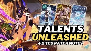 HUGE TALENT CARD CHANGES || Genshin Impact TCG 4.2 Patch Notes