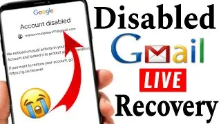 gmail disable ko thik kaise kare || email disabled problem || email disabled account recovery 2024