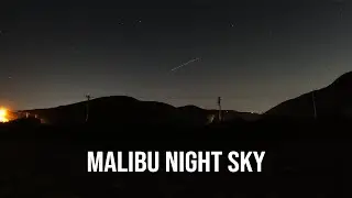 Night and the Santa Monica Mountains