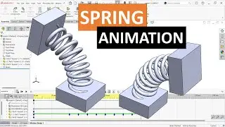 Spring animation in solidworks