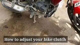 How to adjust your bike clutch /cb twister/2k19