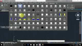 AutoCAD Draw Tool --- Hatch, Boundary Gradient -- Tamil