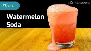 WATERMELON SODA Recipe #Shorts | Watermelon Soda Mojito | Summer Drink | Soda Drink | AnmolsKitchen