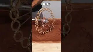 Phone steering wheel stand made from coins🚗 #shorts