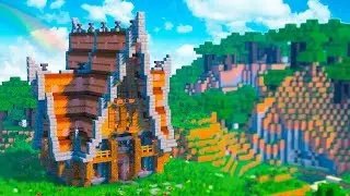 БОЛЬШОЙ КРАСИВЫЙ ДОМ в Майнкрафт - Как построить? Minecraft Скачать карту
