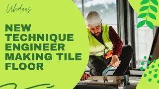New Tech in Tile Floor -  How to install floor tile - new technique making tile floors - New tools