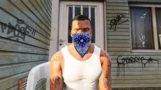 I spent 100 days in the HOOD IN REALISTIC GTA 5!