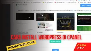 Cara Install Wordpress Di Cpanel | Cara Instal Wordpress Di Cpanel Softaculous