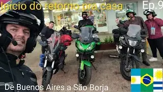 8º Dia da Viagem internacional - Bra-Uru-Arg (Versys 300 e 650)-Ep.9- Inicio da volta