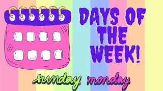 Days of the Week- Days Name - Seven Days of Week in English