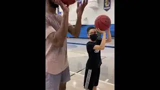Shooting Basics with my son ❤️🏀
