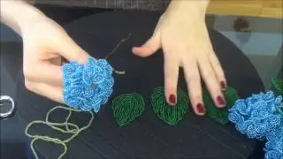 HORTENSIA from BEAD. Beaded HORTENSIA. Part 2/2. BEADING for BEGINNERS