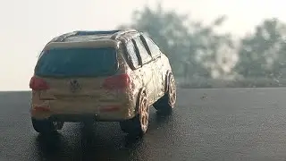 Volkswagen Tiguan R-line из пластилина