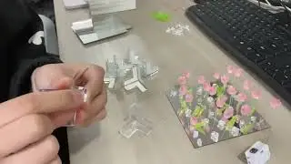 How to make a tulip LED cube light?
